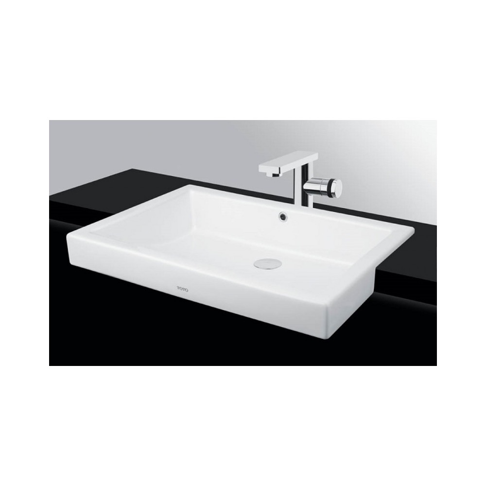 Chậu lavabo bán âm bàn TOTO LW646JW/F