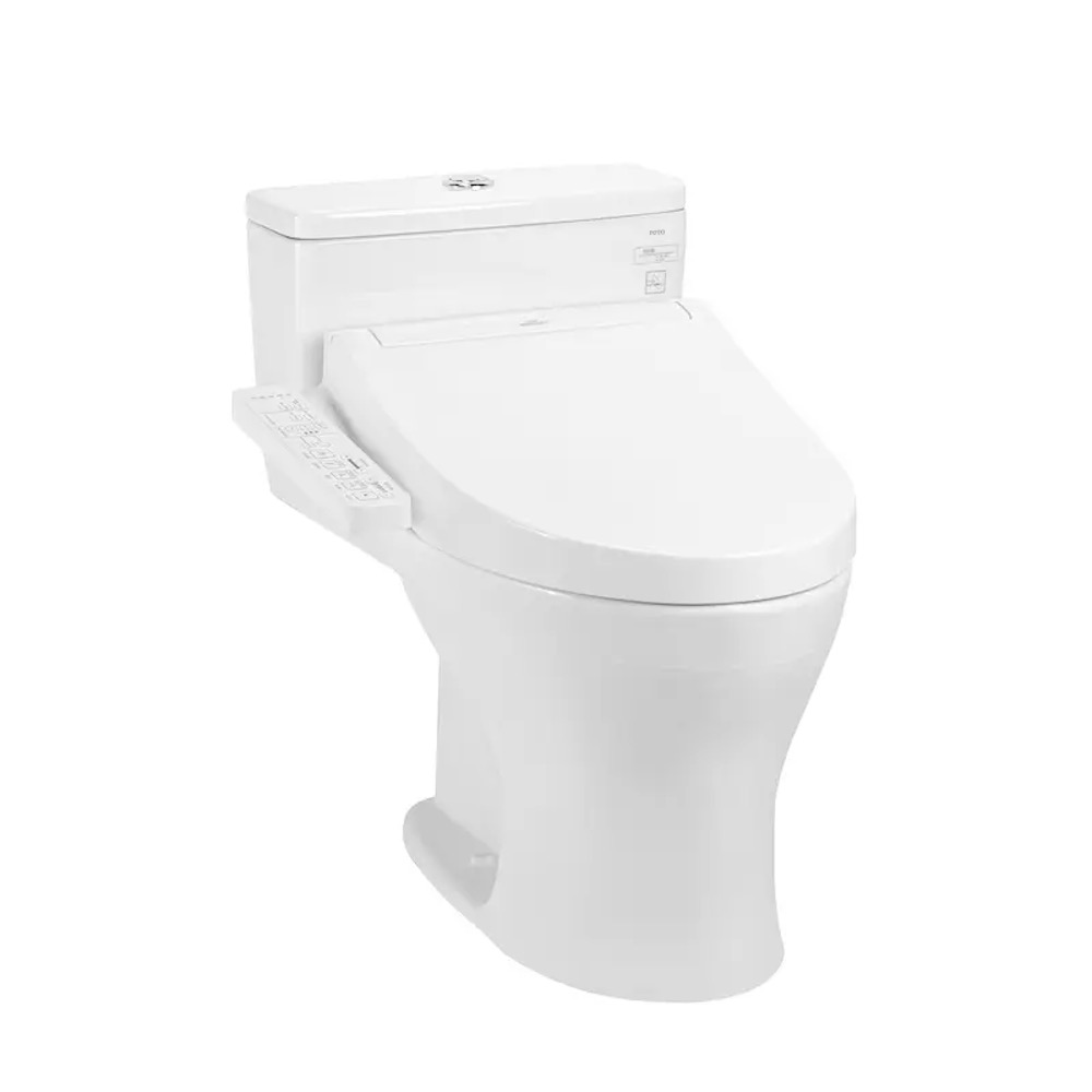 Bàn cầu 1 khối nắp điện tử TOTO MS855DW16