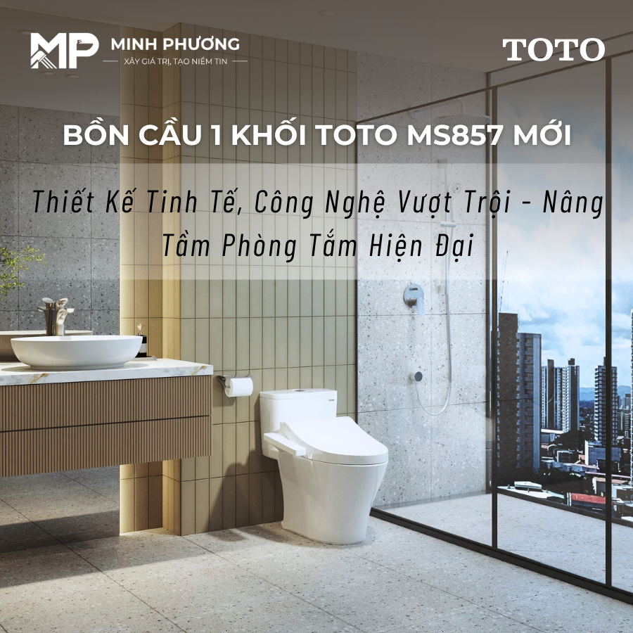 MS857,bàn cầu,bồn cầu TOTO,sản phẩm mới