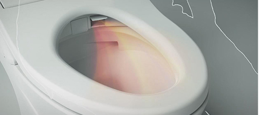 nắp rửa có chức năng sưởi ấm bệ ngồi