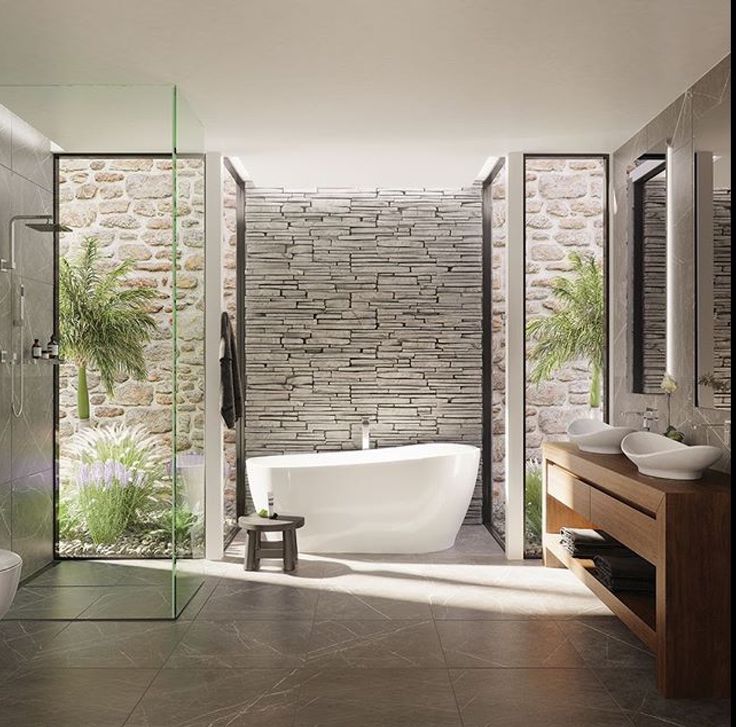 Không gian phòng tắm mở - Ý tưởng độc đáo cho căn nhà