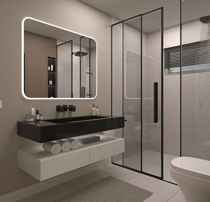 Mẫu phòng tắm đương đại ấn tượng