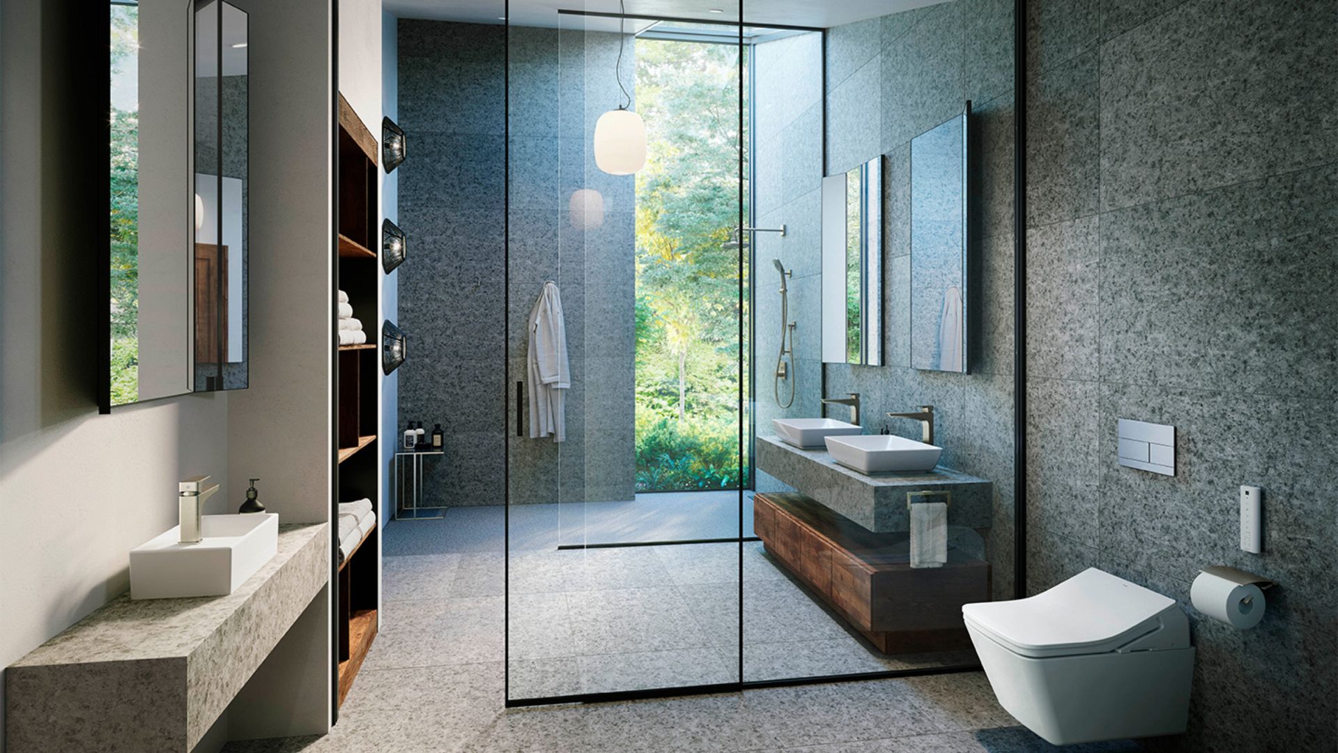 Nội thất phòng tắm phong cách hiện đại 