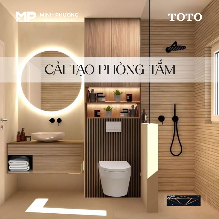 Hành trình cải tạo phòng tắm của mẹ bỉm