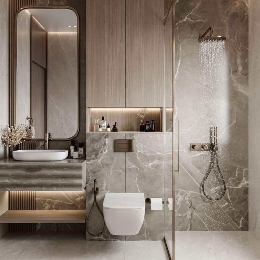 Gợi ý những mẫu phòng tắm đẹp phong cách Nhật Bản