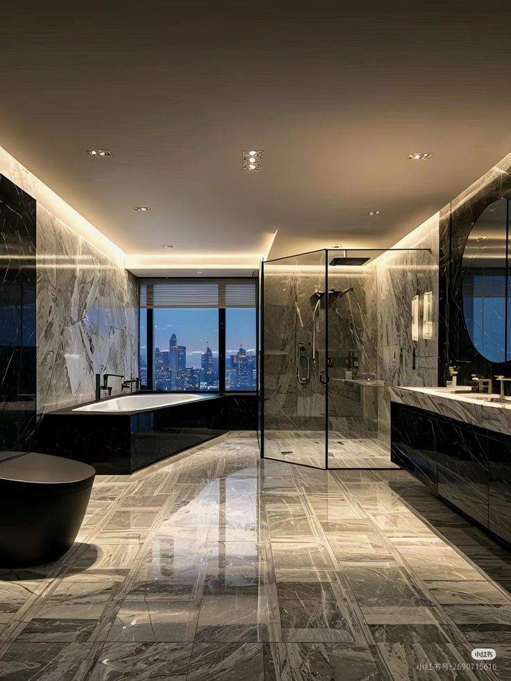 thiết kế phòng tắm master