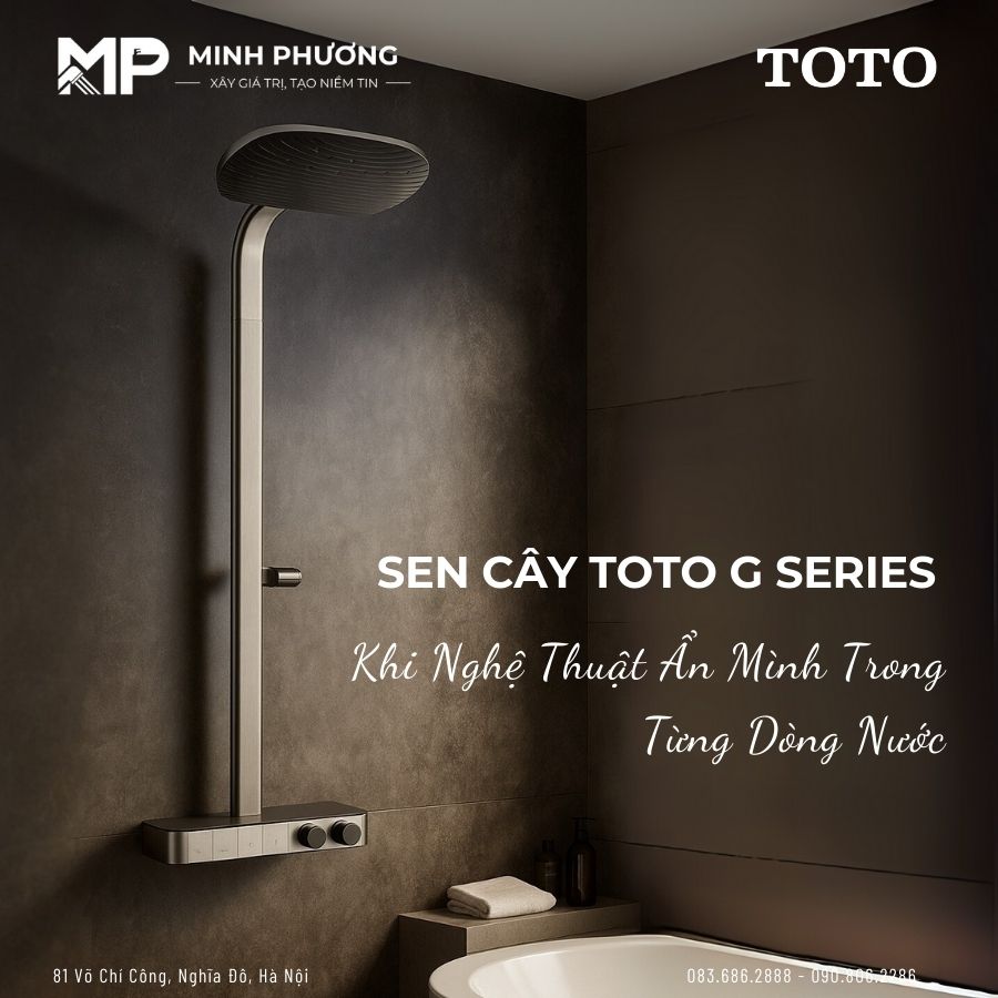 Sen Cây TOTO G Series – Khi Nghệ Thuật Ẩn Mình Trong Từng Dòng Nước