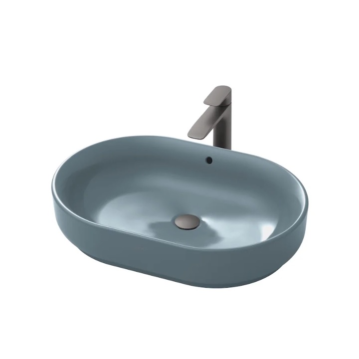 Chậu lavabo đặt bàn TOTO LW896JW/F#ASB