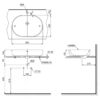 Bản vẽ kỹ thuật Chậu lavabo đặt bàn TOTO LW896JW/F#SCR