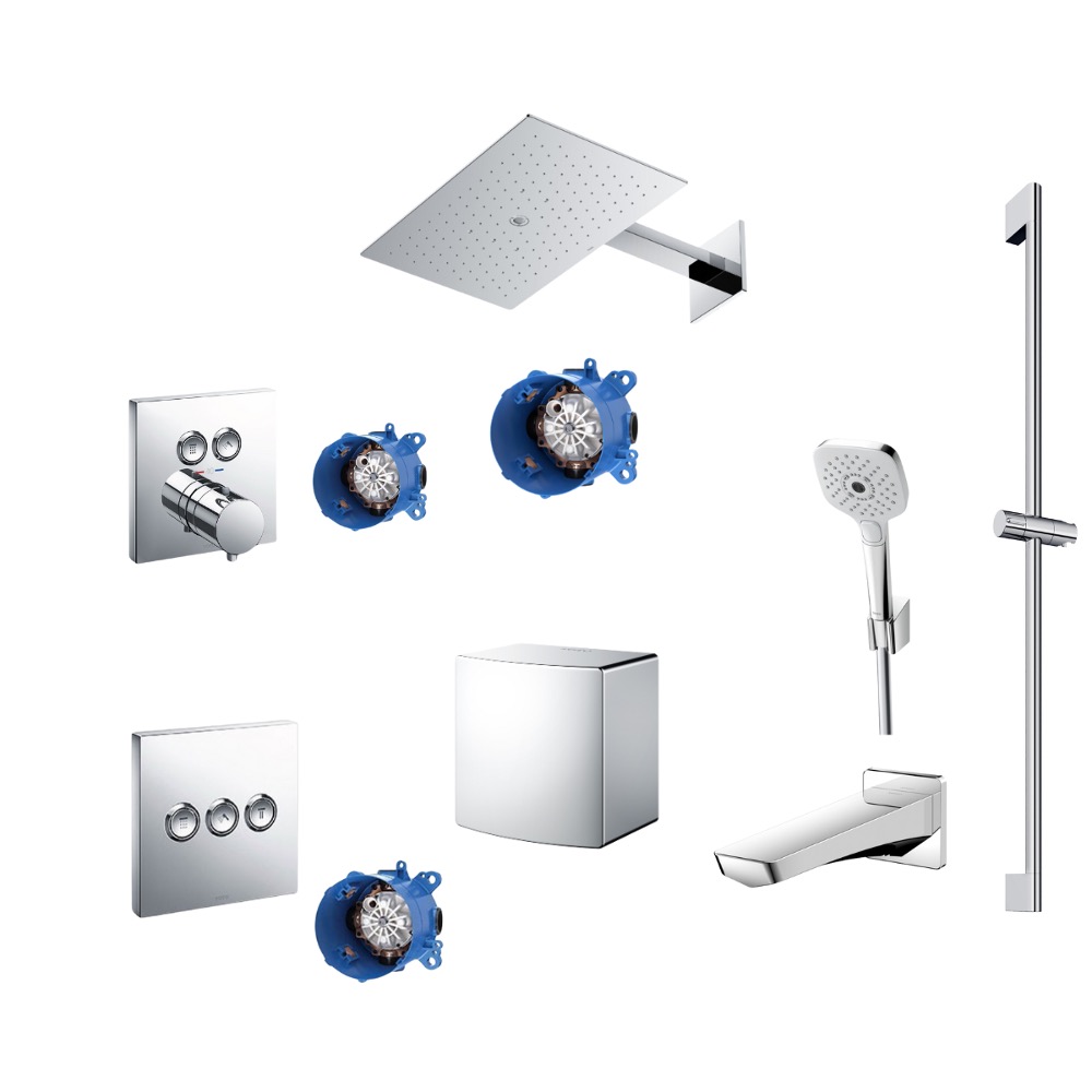 Bộ sen tắm âm tường TOTO Z Series gồm những gì?