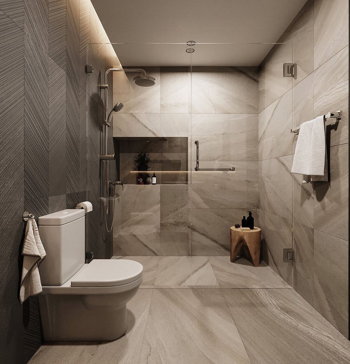 Nguyên tắc thiết kế giải pháp phòng tắm cho người cao tuổi