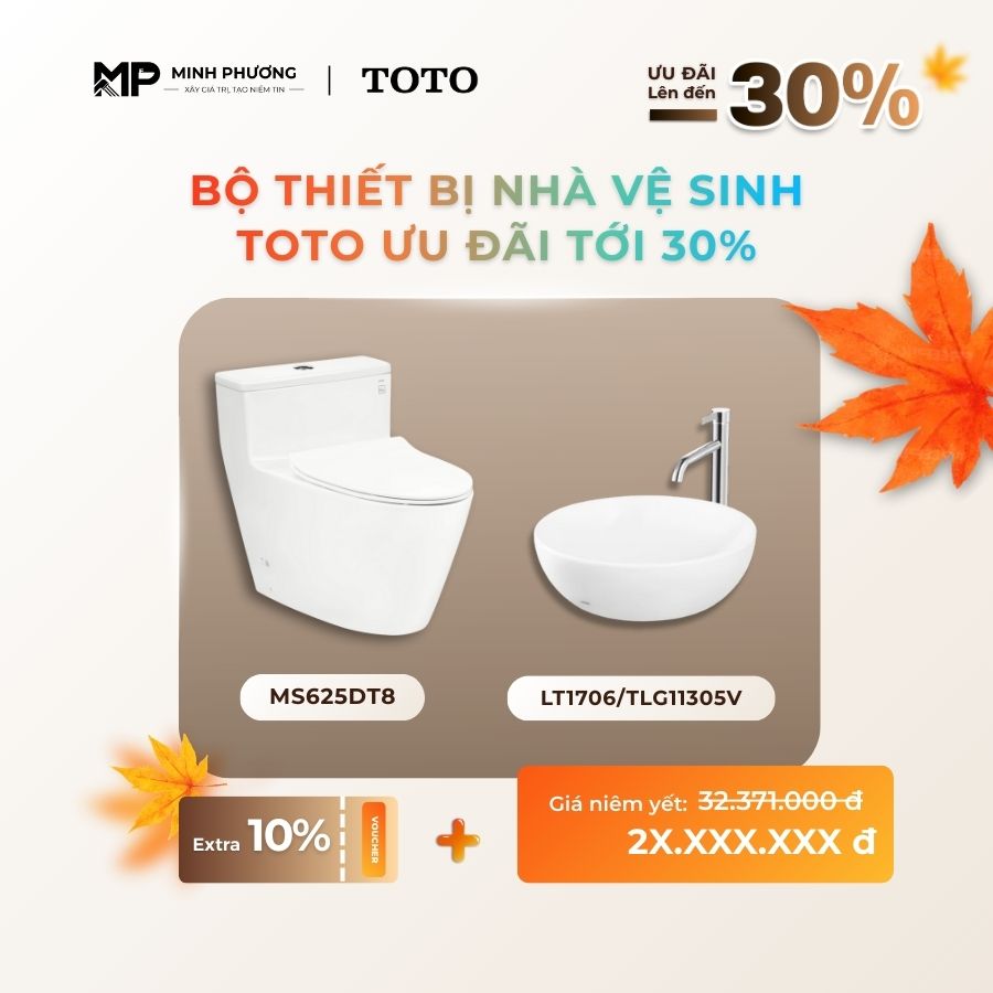 Bộ Thiết Bị Nhà Vệ Sinh TOTO Ưu Đãi Tới 30%