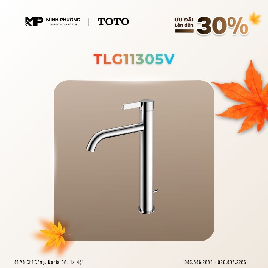 Vòi Lavabo TOTO TLG11305V trong bộ thiết bị nhà vệ sinh