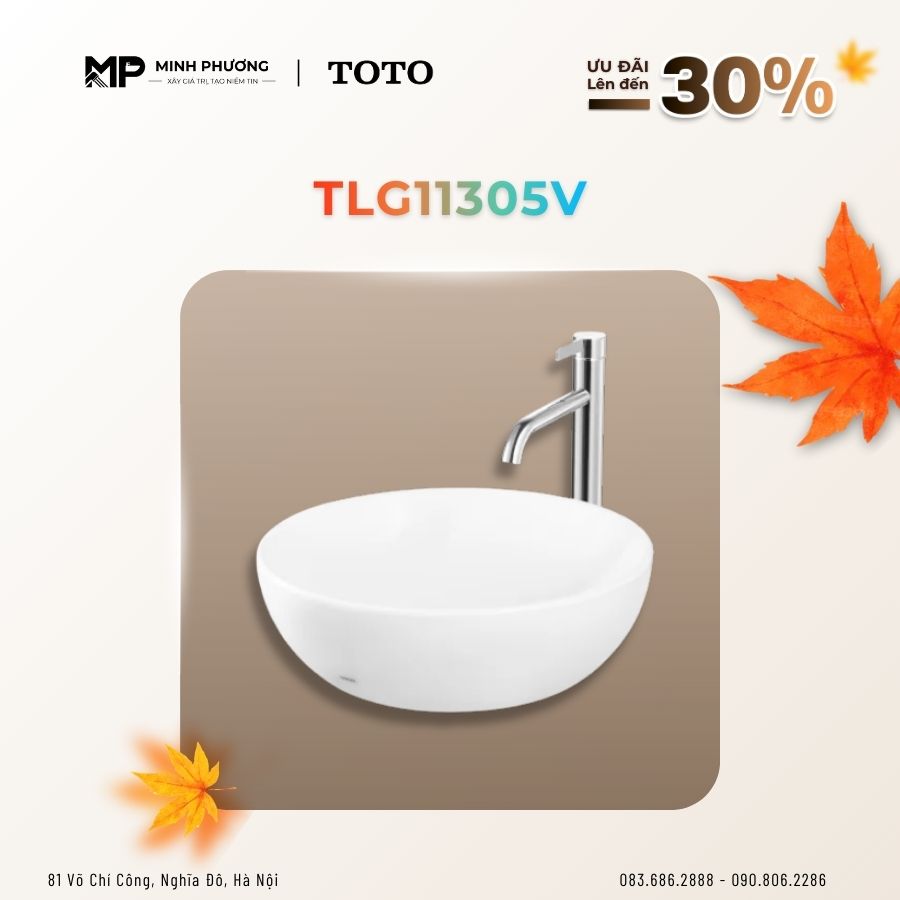 Chậu Lavabo TOTO LT1706 trong bộ thiết bị nhà vệ sinh
