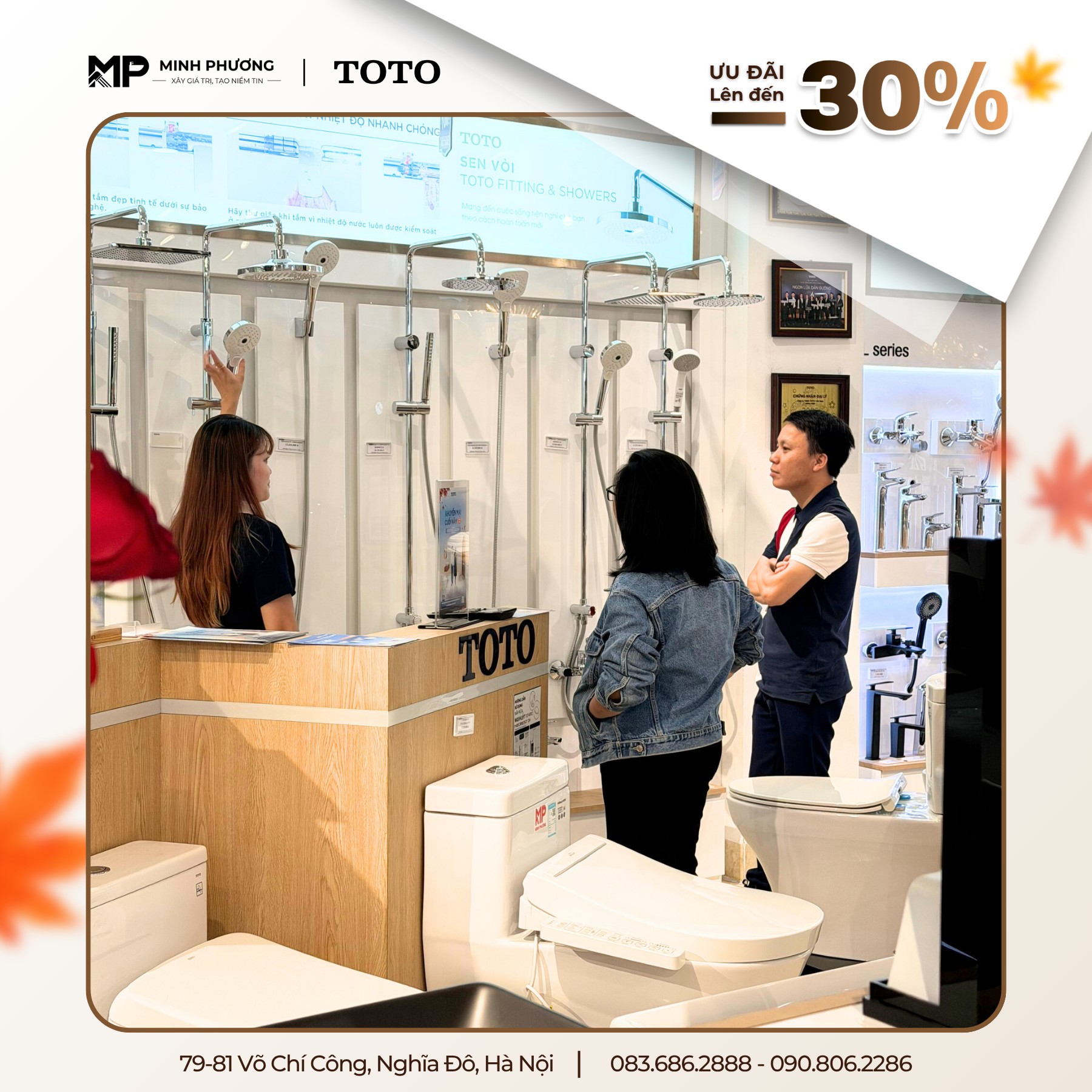 Không Khí Khuyến Mại Cuối Năm Tại Minh Phương Showroom