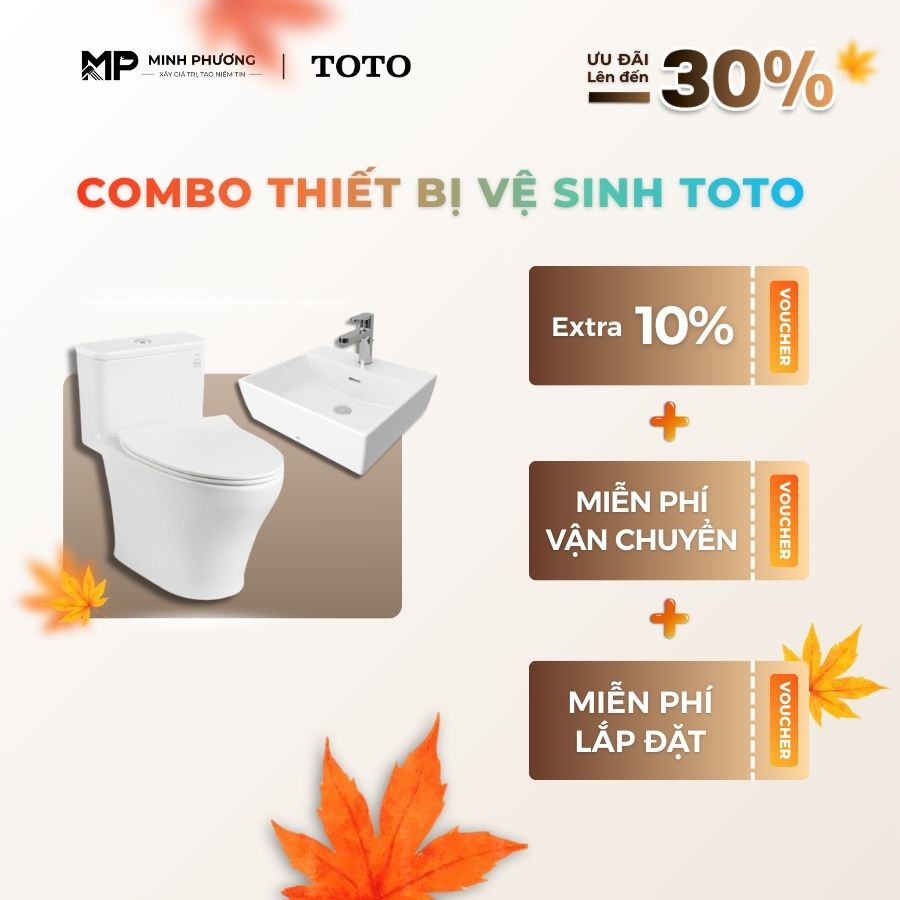 Combo Thiết Bị Vệ Sinh Toto Nâng Cấp Phòng Tắm – Ưu Đãi Độc Quyền Tại Minh Phương