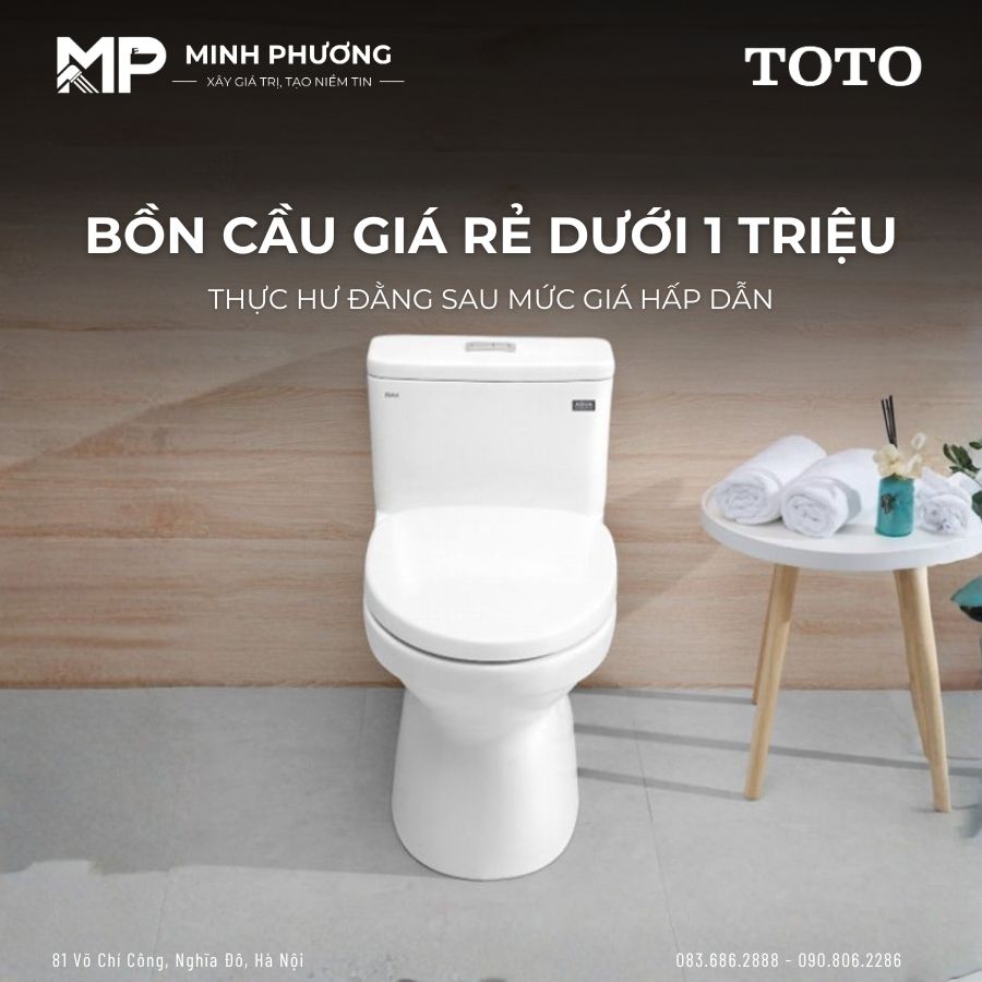 Bồn Cầu Giá Rẻ Dưới 1 Triệu: Thực Hư Đằng Sau Mức Giá Hấp Dẫn