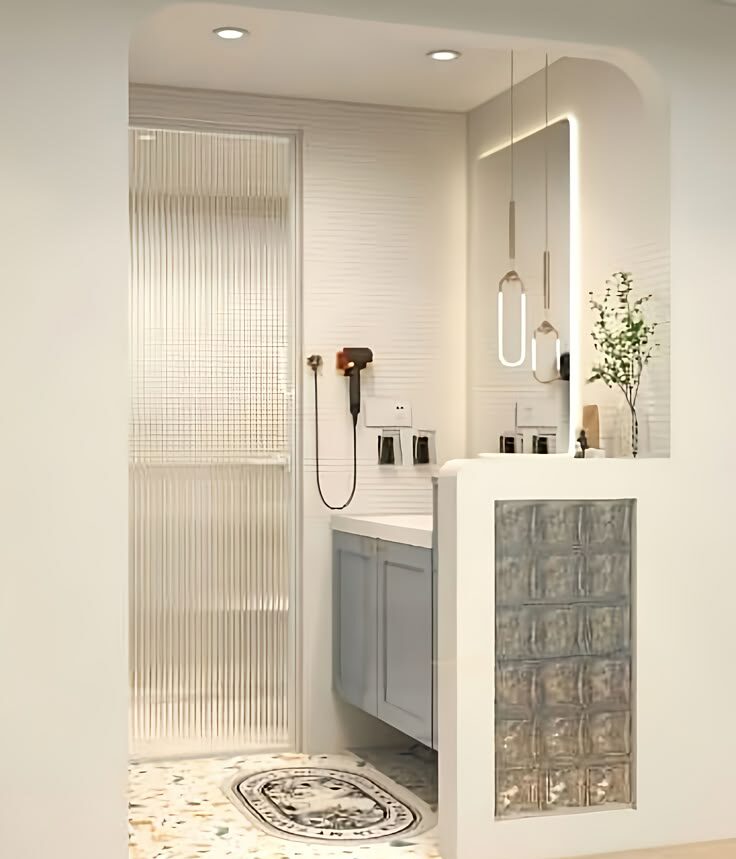 Vị trí phòng tắm trong tổng thể ngôi nhà