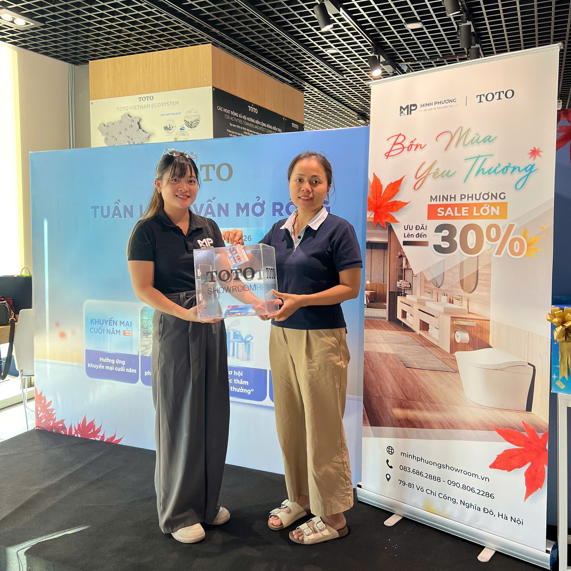 Nhận Ngay Phiếu Bốc Thăm Khi Tham Quan Showroom TOTO Và Nghe Tư Vấn