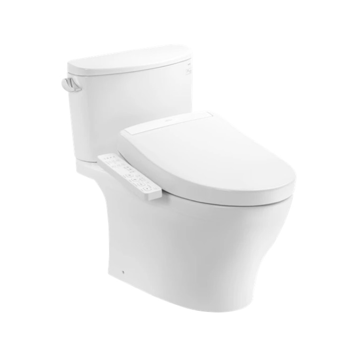 Bàn cầu 2 khối nắp điện tử TOTO CS767CRW24