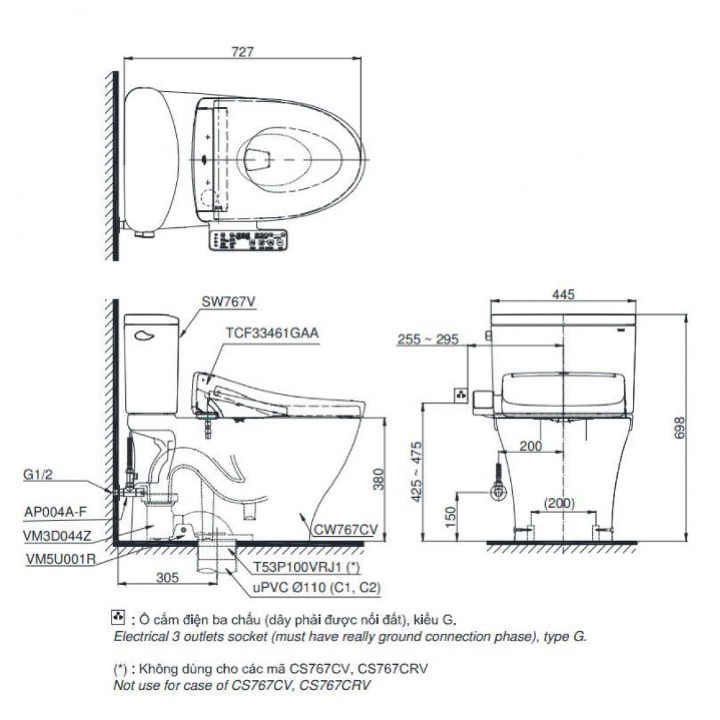 CS767RW24 bản vẽ kỹ thuật