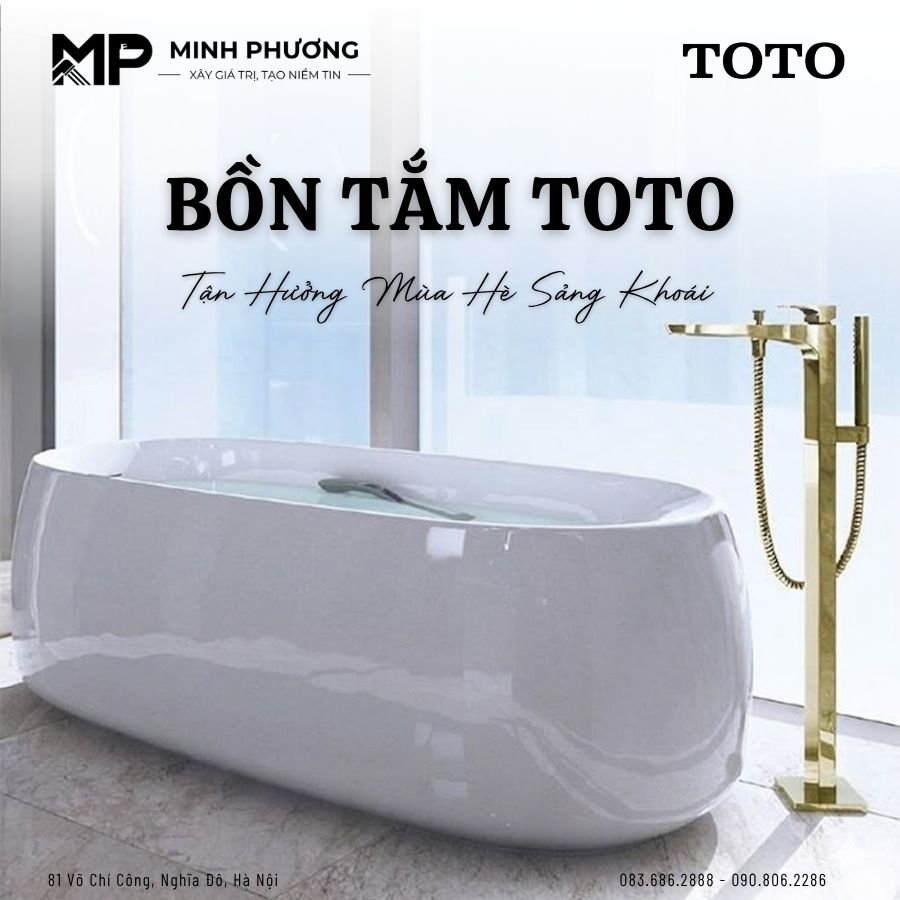 Tận Hưởng Mùa Hè Sảng Khoái Với Bồn Tắm TOTO