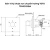 Sen tắm âm tường TOTO TBV02102BA#MBL TBV02401BA#MBL TBW02006A#MBL TBW08003A#MBL TBG02001B#MBL TBW08009A#MBL Đen Mờ