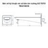 Sen tắm âm tường TOTO TBV02102BA#MBL TBV02401BA#MBL TBW02006A#MBL TBW08003A#MBL TBG02001B#MBL TBW08009A#MBL Đen Mờ