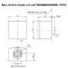 Sen tắm âm tường TOTO TBV02102BA#MBL TBV02401BA#MBL TBW02006A#MBL TBW08003A#MBL TBG02001B#MBL TBW08009A#MBL Đen Mờ