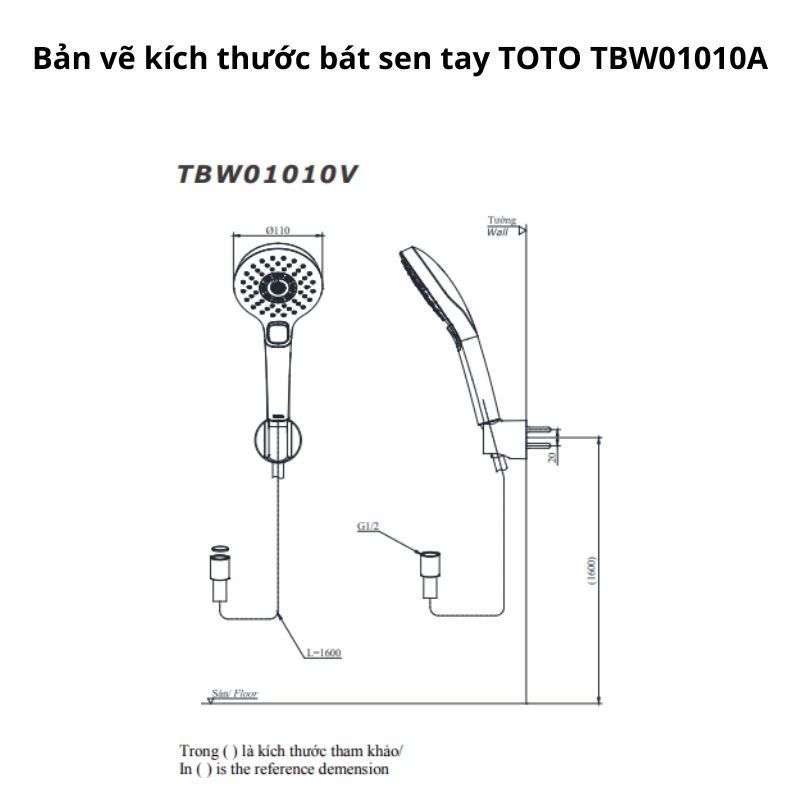 Bộ sen âm tường TOTO TBV02406B TBW01010A TBW08003A #PFG Vàng Pháp Bóng