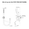 bo-sen-cay-nhiet-do-toto-tbw08405a-tbw02017a-mbl-mau-den-mo (1) Bộ sen cây nhiệt độ TOTO TBW08405A TBW02017A #MBL Màu Đen Mờ