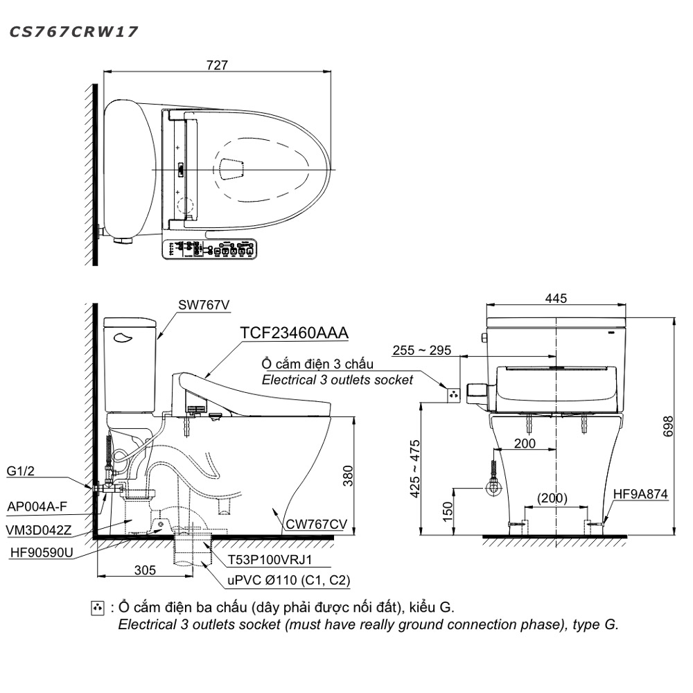 CS767CRW17XW ban ve ky thuat