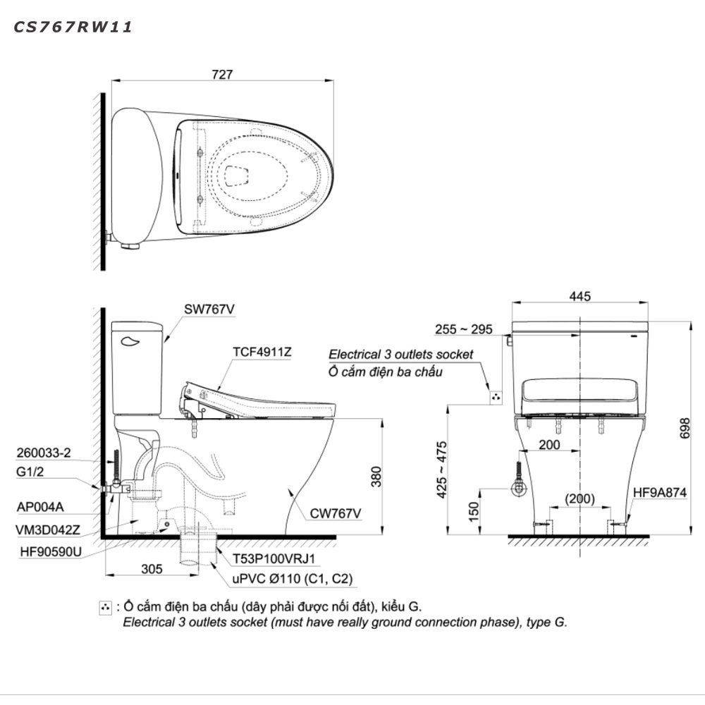 CS767RW11XW ban ve ky thuat