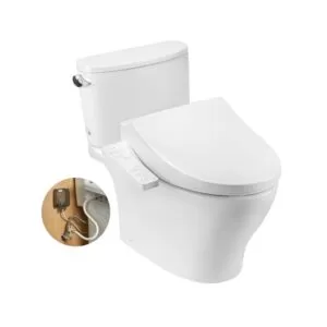 Bàn cầu 2 khối kèm nắp rửa điện tử WASHLET dòng S1 TOTO CS767RW26