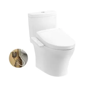 Bàn cầu 2 khối nắp điện tử TOTO CS769DRW24