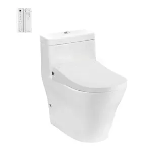 Bàn cầu 1 khối nắp điện tử WASHLET TOTO CW166RB TCF34320GAA T53P100VR