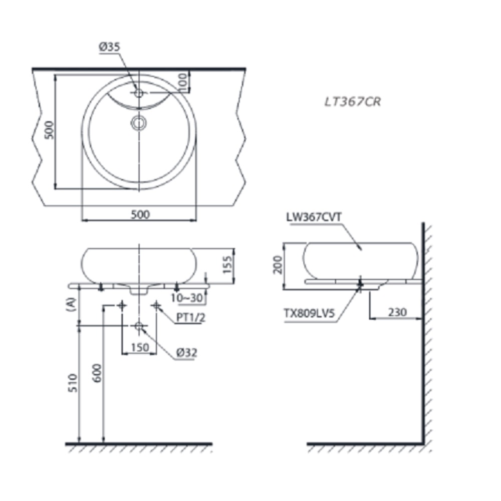 LT367CRXW ban ve ky thuat