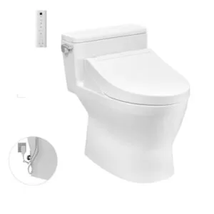 Bàn cầu 1 khối nắp điện tử TOTO MS188VKW14