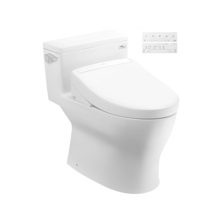 Bàn cầu 1 khối nắp điện tử TOTO MS188VKW25