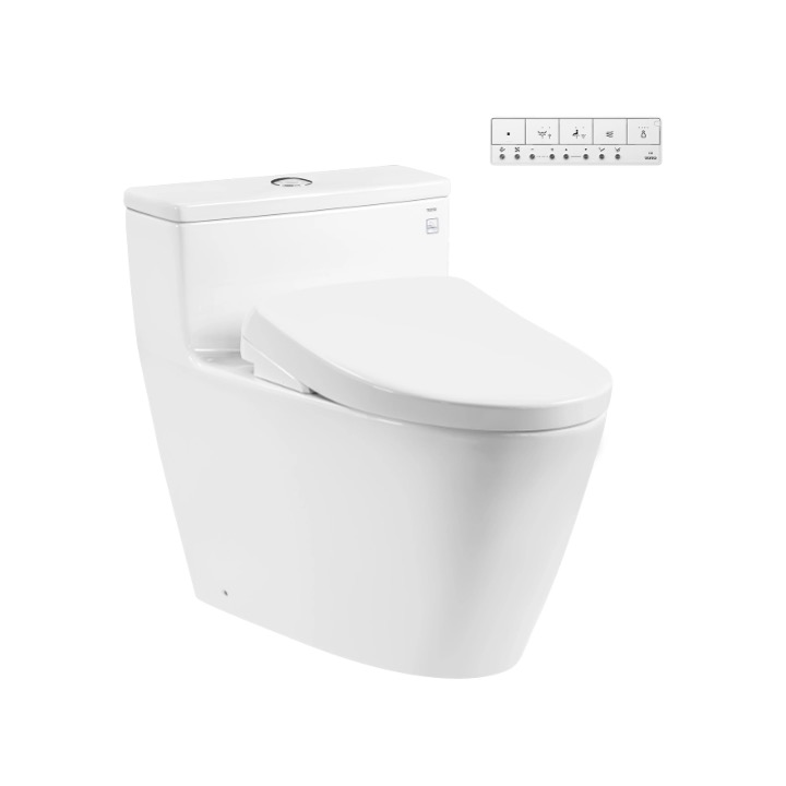 Bàn cầu 1 khối nắp điện tử TOTO MS625CDW23