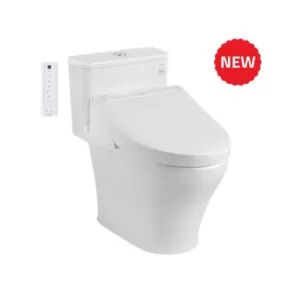 Bàn cầu 1 khối nắp điện tử TOTO MS857CDW15