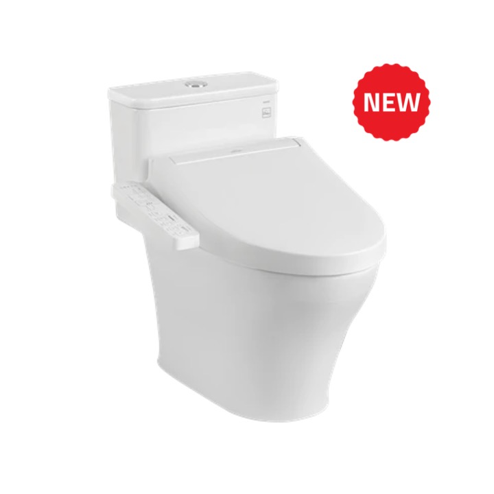 Bàn cầu 1 khối nắp điện tử TOTO MS857CDW17