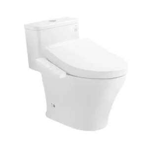 Bàn cầu 1 khối nắp điện tử TOTO MS857CDW24
