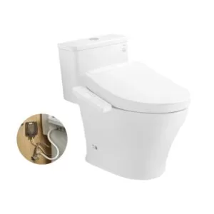Bàn cầu 1 khối nắp điện tử TOTO MS857DW24