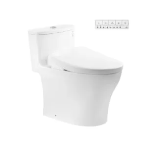 Bàn cầu 1 khối nắp điện tử TOTO MS885CDW23