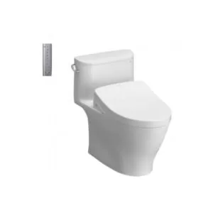 Bàn cầu 1 khối nắp điện tử TOTO MS887CRW12