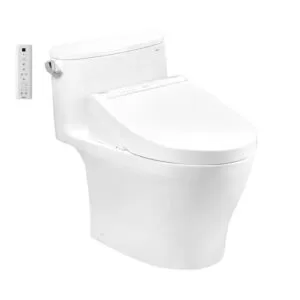 Bàn cầu 1 khối nắp điện tử TOTO MS887CRW15