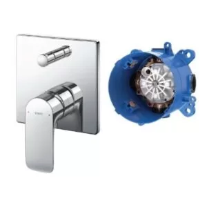 Van gật gù âm tường kèm nút chuyển hướng TOTO TBG04304BA TBN01001B