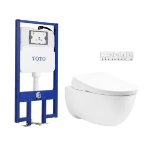 Bàn cầu treo tường LP Series kèm nắp rửa điện tử WASHLET S7 TOTO CW812REA#W/TCF47360GAA#NW1/WH172AT/TCA546