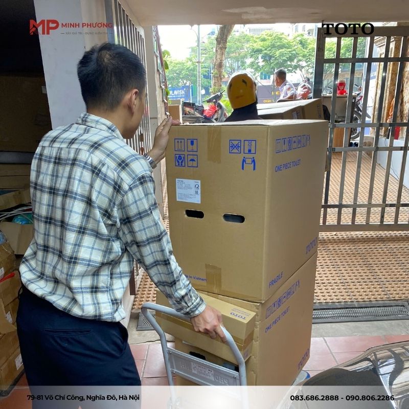 Tháng 7: 130+ đơn hàng thiết bị vệ sinh cập bến tại nhiều tỉnh thành miền Bắc
